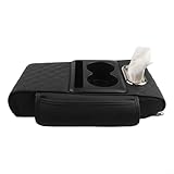 Photo Gallery besttoolifes bracciolo portaoggetti universale per auto, organizer per console centrale, con portabicchieri, slot per carte, dispenser di fazzoletti, in pelle pu, impermeabile, per auto, suv, camion Photo Gallery besttoolifes bracciolo portaoggetti universale per auto, organizer per console centrale, con portabicchieri, slot per carte, dispenser di fazzoletti, in pelle pu, impermeabile, per auto, suv, camion