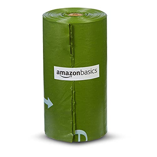 Amazon Basics Unscented Dog Poop Bags With Dispenser And Leash Clip, 13 X 9 Inches, Green - Pack Of 810 (54 Rolls) #TOP1