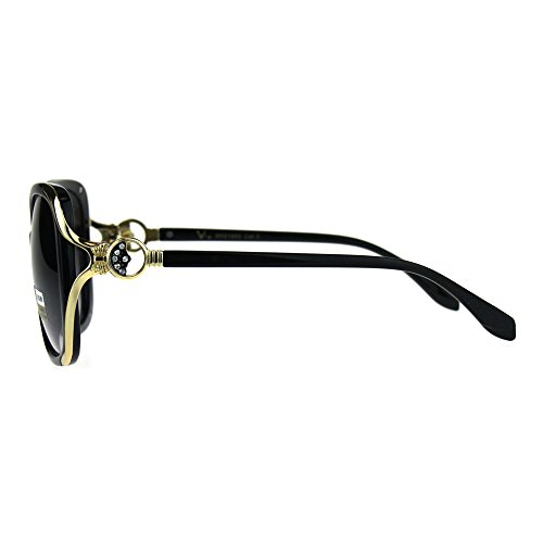 SA106 Womens Rhinestone Jewel Bling Luxury Designer Butterfly Sunglasses3