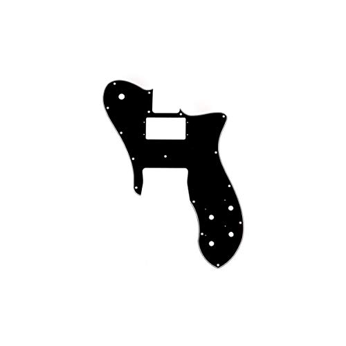 Fender 3-Ply 16-Hole Pickguard for '72 Telecaster Custom Guitars, Black