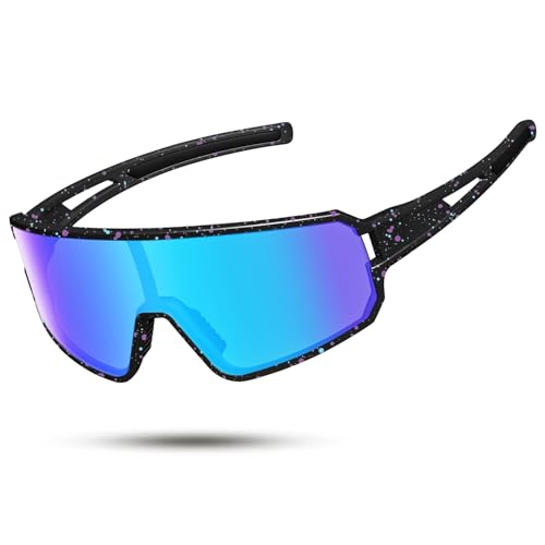 Amazon SPOSUNE Polarized Cycling Glasses for Men Women, UV400 Bike Sunglasses - Sport Eyewear for Bicycle Baseball Running MTB #ad