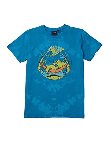 Image of Gini & Jony Boys Red Printed Knits Half Sleeves T-Shirt