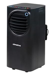 Climative AC33-S FUN Mobile Klimaanlage WiFi 3in1 Klimagerät: Entfeuchtung und Belüftung, Fernbedienung im Lieferumfang enthalten. funktioniert mit Tunya Smart 3, 3 kW 11000 BTU bis zu 33 m²