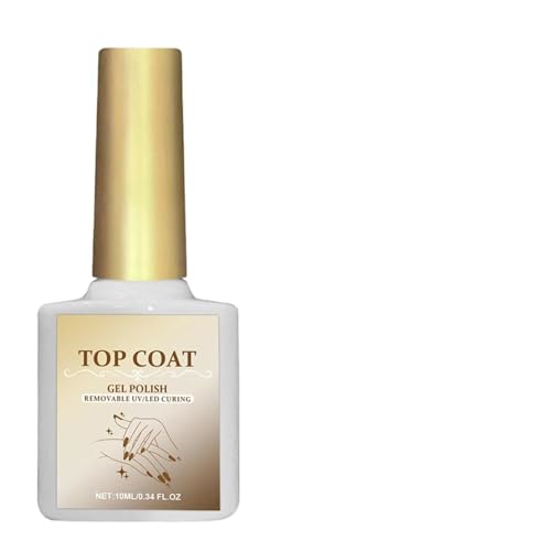 Top Coat Con Smalto Semipermanente - Per Manicure Illuminanti, Top Coat A Lunga Durata, Resistente Alla Polvere Anti-ingiallimento | Nessun Odore O Agente Fluorescente Per Donne, Ragazze, Ab