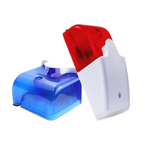 Anfitrión de alarma luz de alarma HC-103 sirena sonido de bocina y luz sirena antirrobo ayuda de emergencia sonido y luz alarma(Red,220v)