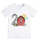 farm animals second birthday shirt barnyard animals second birthday shirt farm animals birthday outfit animals 2nd birthday shirt barnyard farm animals birthday party (3T)