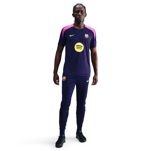 FC Barcelona Strike Nike - Camiseta de Manga Corta de fútbol con tecnología Dri-FIT para Hombre HJ7752
