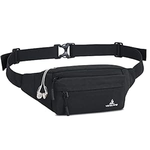 Bumbags Waist Fanny Pack Dog Walking Bum Bag with Adjustable Belt Bumbag for Travel Outdoor Sports Running Hiking…