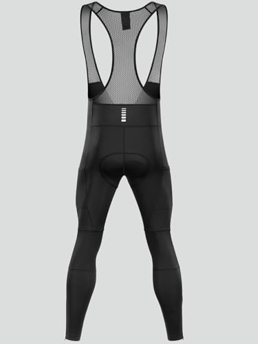 Image of qualidyne Men's Cycling Bike Bib Long Pants Cycling Tights with 3D Breathable Pad, Excellent Performance & Better Fit