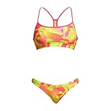 Funkita Schwimmbikini Ladies Pinged Pink - Damen Bikini für das Schwimmtraining, Größe:36