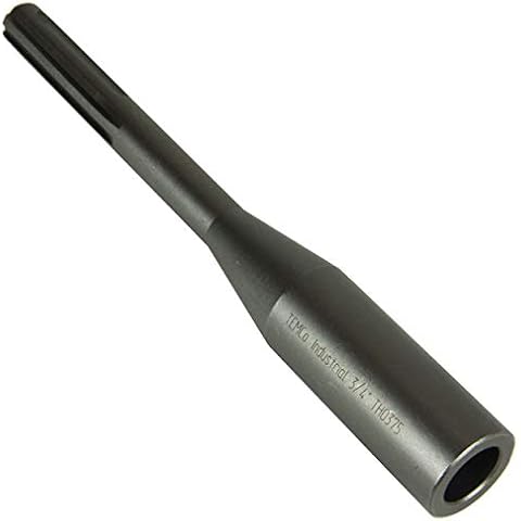 TEMCo TH0375- SDS MAX geschmiedeter Bodentreiber für 1,6 cm und 1,9 cm Bodenstangen - 1,9 cm Bohrung (optionale Bohrungsgrößen und Schäfte erhältlich) Cover