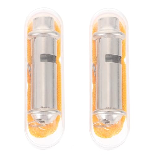 Silbatos deportivos de acero inoxidable MagicLulu 2 pcs miniatura 1
