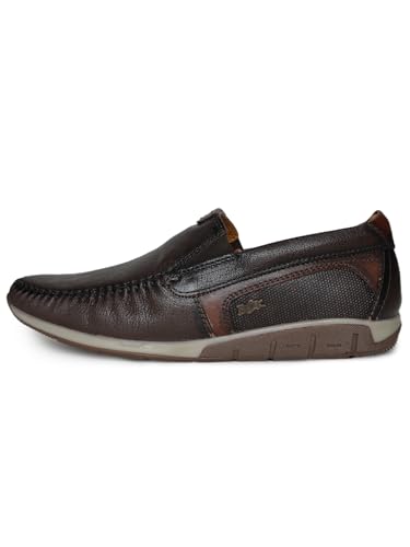 Image of Buckaroo GOSA Genuine Leather Brown Casual Shoes for Mens