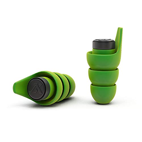 Axil Xp Series Reactor Ear Plugs, Green, Xpr-Gm/L
