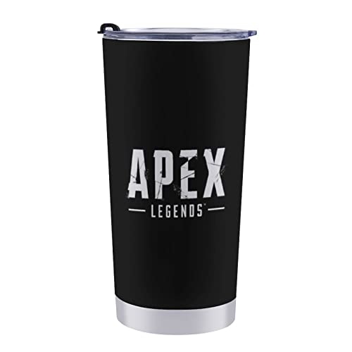 Apex Legends タンブラーグラス600ml真空断熱ダブルウォールSUS304食品グレードステンレス製 フタ付きコーヒーカップ 車用 保冷 保温 サーモスタンブラー 父の日プレゼントギフト。