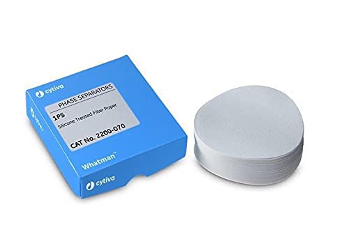 GE Bio-Sciences 2200-070 1PS Phase Separator Paper, 70mm Diameter, Circle, Pack of 100