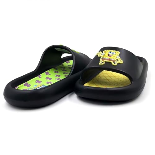 Ground Up SpongeBob SquarePants and Patrick Men's Comfort Foam Slide Sandals4