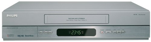 Philips VR 750 HiFi-Videorekorder silber