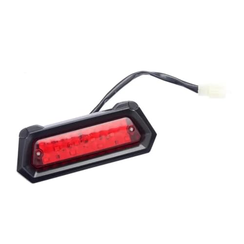 Feu arrière de frein à LED pour moto universel avec éclairage de plaque