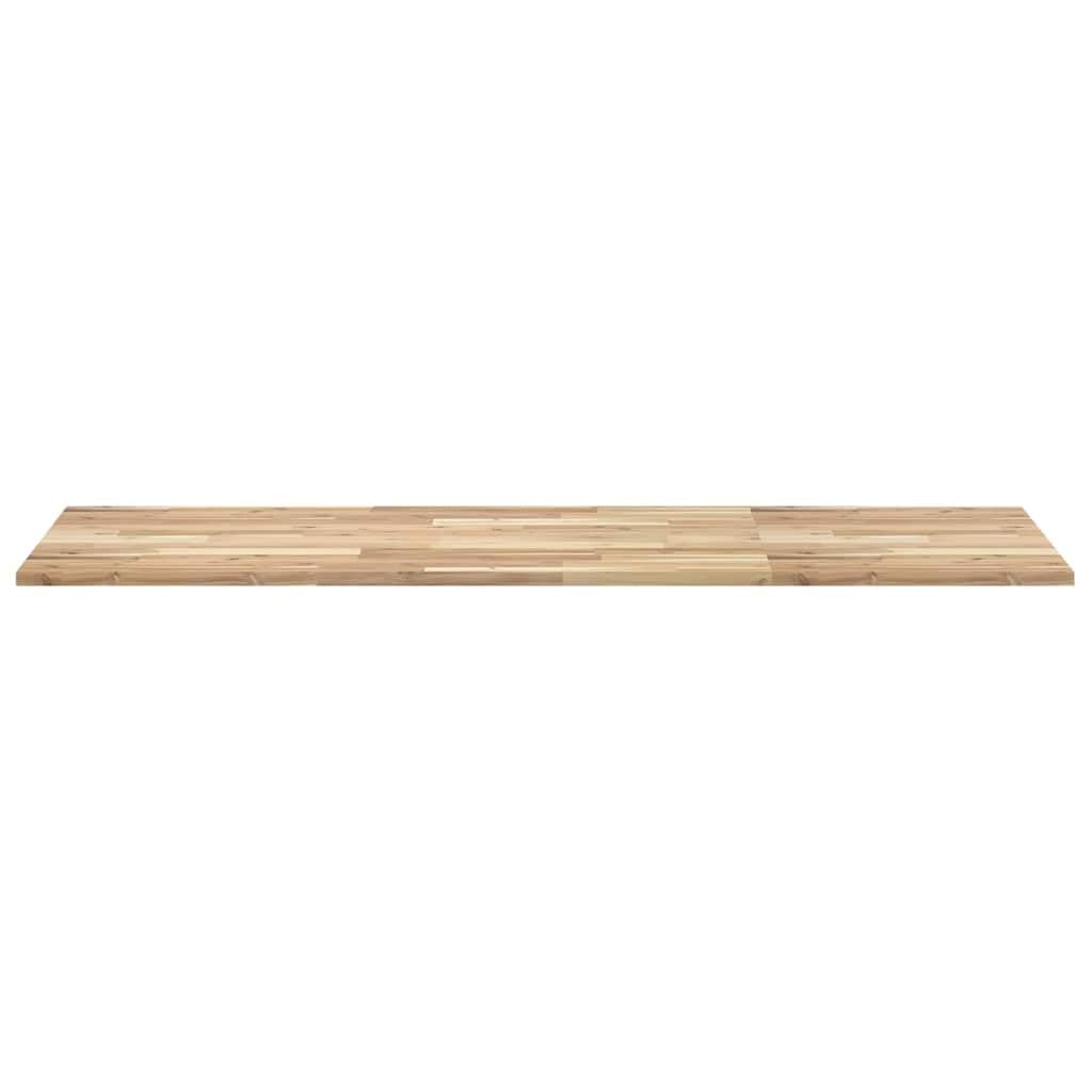 vidaXL Bureaublad 120x60x2 cm onbehandeld massief acaciahout