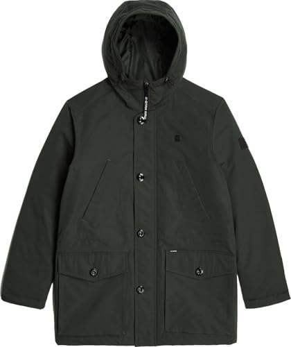 Miniatura 4 de G-Star Para Hombre Parca Forrada Y Con Capucha Vodan, Gris Asfalt D26402-D908-995 , S