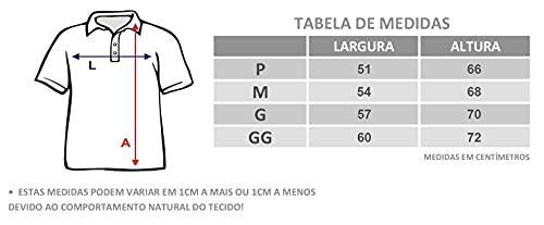 Kit 3 Camisas Polo Lisas (GG)