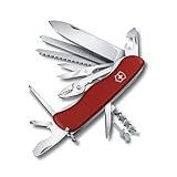 VICTORINOX(ビクトリノックス) ワークチャンプ レッド スイス・アーミーナイフ 多機能 ナイフ アウトドア キャンプ プライヤー 金属やすり付き金属のこぎり搭載 21機能を搭載したスイス製マルチツール 【国内正規品】 ‎0.8564