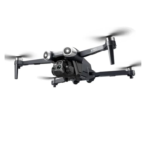 Drone V600 Mini 4 Pro Max Profesional con Cámaras Dual HD, Posicionamiento de Flujo Óptico, Evitación, WIFI, UAV, GPS, Cuadricóptero(V600-8K HD-Black)
