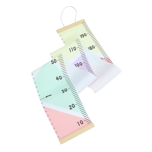 Ciieeo Nordic Style Growth Chart Wall Hanging Macaron Mixed Color for Bedroom Decor and Measuring Height