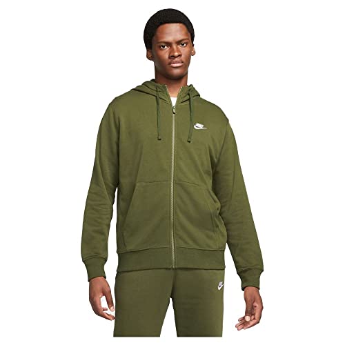 Sweatshirt Homme Nike M NSW Club Hoodie Fz Ft contre le coup de froid