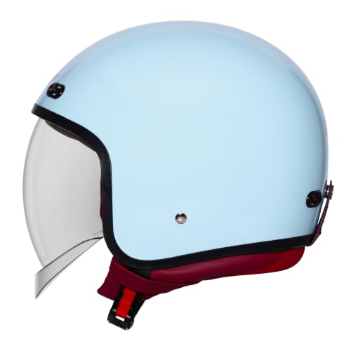 Image of Steelbird SBH-67 Retro 5.0 DOT and ISI Certified Open Face Helmet for Men and Women