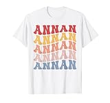 Diseño retro de Annan Groovy City para fanáticos del Reino Unido