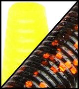 Gary Yamamoto 5" Senko, Smoke with Black & Copper Flake/ Lemon Tail