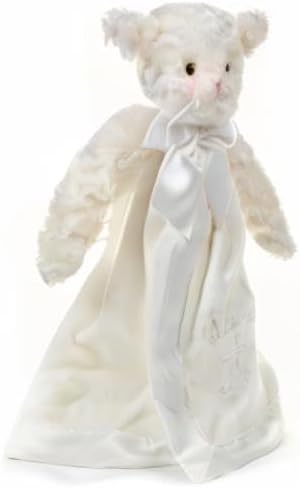 Bearington Lamb Plush Security Blanket Lovey - 15" Soft Satin Trim Baby Girl Lovey with Plush Lamb Head - Stuffed Animal Security Blanket for Newborns, Infants, and Christenings - Image 7