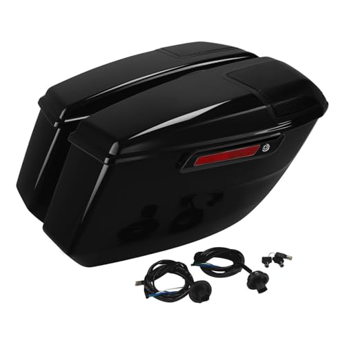 TCMT Satteltasche und Lautsprecherdeckel passend für Harley Davidson CVO Road Glide FLTRXSE 2023–2024 CVO Street Glide FLHXSE 2023–2024 CVO Road Glide ST FLTRXSTSE Road Glide FLTRX Street Glide FLHX