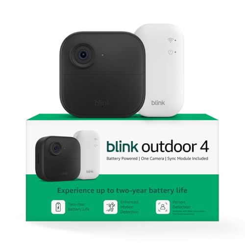 Blink Outdoor 4 – Wireless smart security camera, two-year...