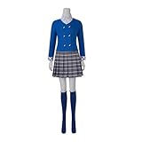VintageCos Women's Veronica Sawyer Costume Musical the Heathers 3 Uniform Outfit Jd Heather Chandler Cosplay Suit (Blue, M)