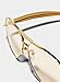 GUVIVI Retro Gold Aviator Sunglasses for Women Men, 2025 Metal Oversized 70s Aviators Sun Glasses Champagne