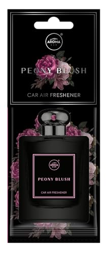 Image of Aroma Car Perfume Hanging Car Air Freshener, Peony Blush (Pack of 3)
