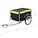 Bicycle Cargo Trailer, Two-Wheel Bike Luggage Wagon Trailer with Removable Cover, for Moving Houses, Camping and Shopping