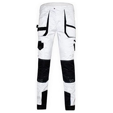 HASHOOB Heavy Duty White Work Trousers Cover