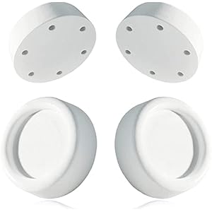 Plemont Universal Schwingungsdämpfer MADE IN GERMANY für Waschmaschinen & Trockner – anti Vibrationsdämpfer – Ersatzteile, Zubehör für Bosch, Privileg, AEG, Siemens – Vibration Dämpfer Pads