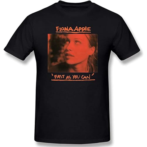 Photo de Fiona Apple Fast As You Can Men's Cotton Short Sleeve T-Shirt Fashion Shirts Black L