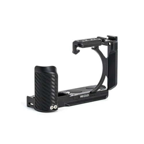 Image of Camera Cage for Canon V1 Camera, V1 Camera Cage Expansion Video Vlog Shooting Accesso (Black)
