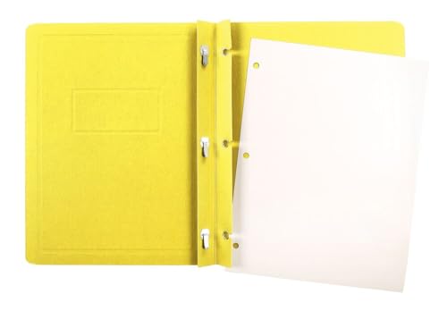 Oxford Duotangs chemises lettre jaune 6/paquet
