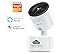 HYPERBITS, Tuya Indoor Smart Home Security Camera 1080pHD 3MP WiFi,Night Vision, pet,Baby Monitor,Motion Tracking,Sound Detection,Built-in Siren,2-way Audio,PAN 360,SD-Slot,works with Alexa&Google Ast