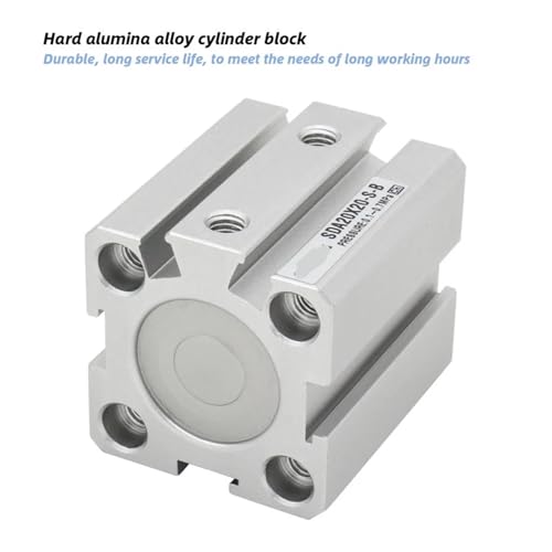 Cylindre pneumatique SDA80-B double effet compact taraudé - 5