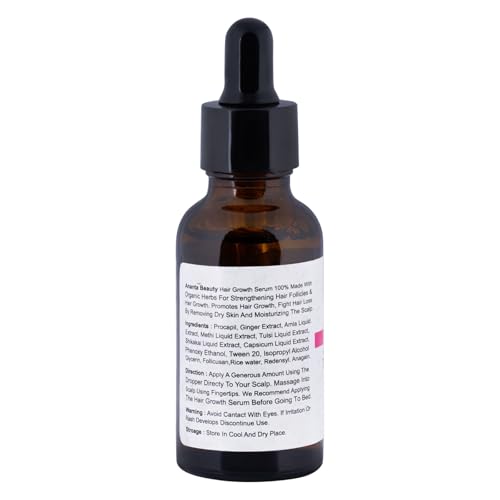 Image of Anti Hair Loss Serum for Hair Growth & Regrowth with Redensyl 3%, Anagain 4%, Procapil 1% & Follicusan 3% | Hair Fall Control Treatment, Thicker & Stronger Hair | For Men & Women | Paraben-Free | 30ml