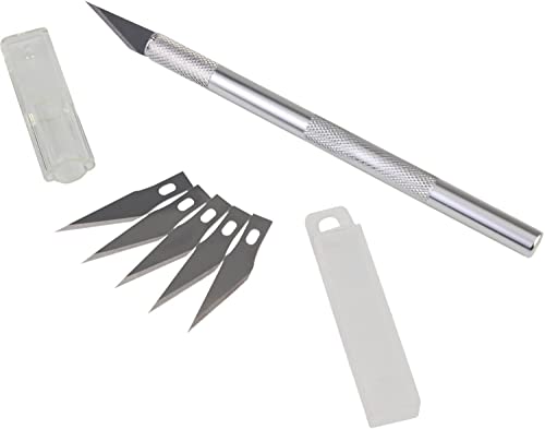 Image of KRAFT MASTERS (SET OF 1 PCS) Knife 20 Metal Blade Wood Paper Cutter Fruit Food Craft Pen Engraving Cutting Art Supplies DIY Stationery Utility Knife