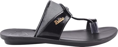 Image of Poddar Men's Flat Sandals - Stylish Toe Ring Slip-On Chappal for Casual, Party & Ethnic Wear